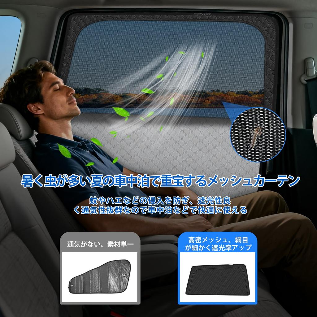 New RAV4 50 Series Exclusive Sunshade Magnet Rear Seat Ventilation