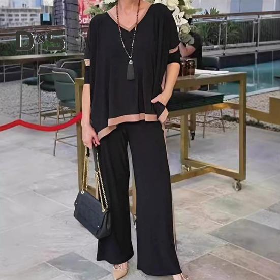 Женский комплект из 2 предметов: топ и брюки — фото 4