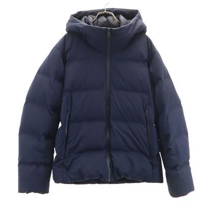 Parka in piumino senza cuciture L Blu Navy Taglio 3D Uomo Usato