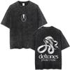 T-shirt Originale Vintage Alternativa Heavy Metal Rock Band Deftones Musica Privata Grafica Serpente Uomo Donna Cotone T-shirt Oversize