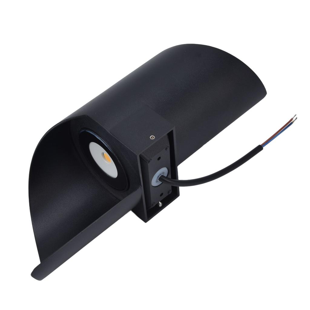 LED Wall Light Modern Waterproof Decorative Warm Light Innovative Spiral Wall Lamp for Outdoor