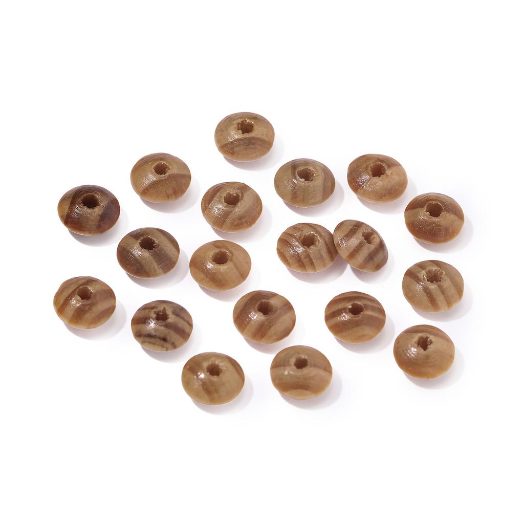 Handmade DIY Beaded Retro Wooden Beads Loose Beads Jewelry Accessories