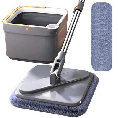 Plovoucí mop Lazy Floor Separace vody 360 Rotační odstřeďovací mop Mikrovlákno Separace odpadních vod Mop Samočištění Ruční praní zdarma