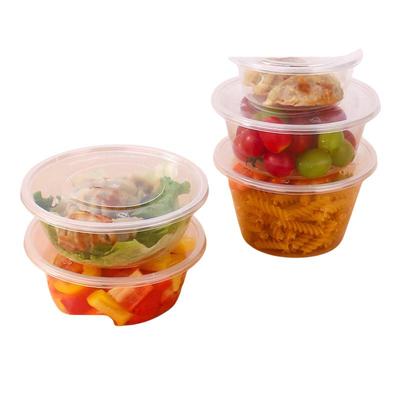 Disposable PP Round Food Container with Lid
