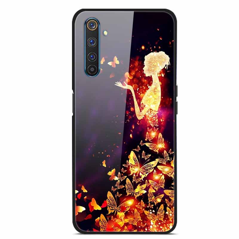 For Realme 6 Pro Tempered Glass Case for Realme 6 6S 6i Soft Bumper Hard Funda For Realme 6 Pro Phone Case Realme6 6 S 6i Cover