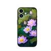 Rose Purple Lotus flower Peony Phone Cover Case for Apple iPhone 16 15 14 Plus 13 12 Mini 17 Pro Max + 16E Air 16+ ProMax Casing