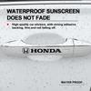 For Honda 4x Car Styling Door Handle Stickers Tire Rear View Mirror Decals For Honda Civic Fit Jazz Accord Pilot Passport Stepwg