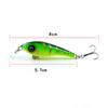Multicolor Wobbler Tackle Crankbaits Minnow Lures Fish Hooks Minnow Baits Winter Fishing