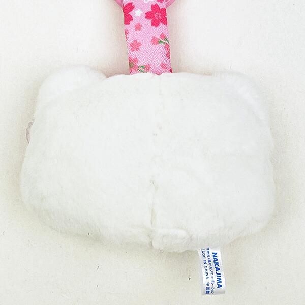 Sanrio Hello Kitty Sakura Kimono Face Tag Mascot Pink