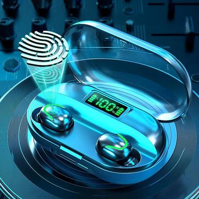 T2 Wireless Bluetooths Earphones Noise Cancelling LED Breathing Light Mini Stereo Sports In-ear Earphones Earbud
