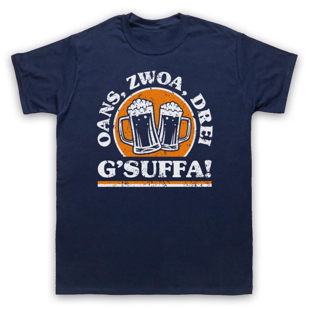 

Oans Zwoa Drei G Suffa Oktoberfest Wiess N Festival Mens And Womens T-Shirt XL