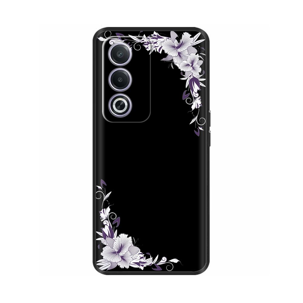 Phone Case for OPPO K12X 5G 6.67" CPH2667 Protection Luxury  Soft Black Silicone Shockproof Shell Painted Back Cover Funda Coque