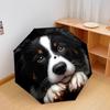 1 PC Automatic Folding Umbrella - Adorable Puppy Pattern, Portable & Foldable Design with 8 Ribs, Christmas Birthday Gifts