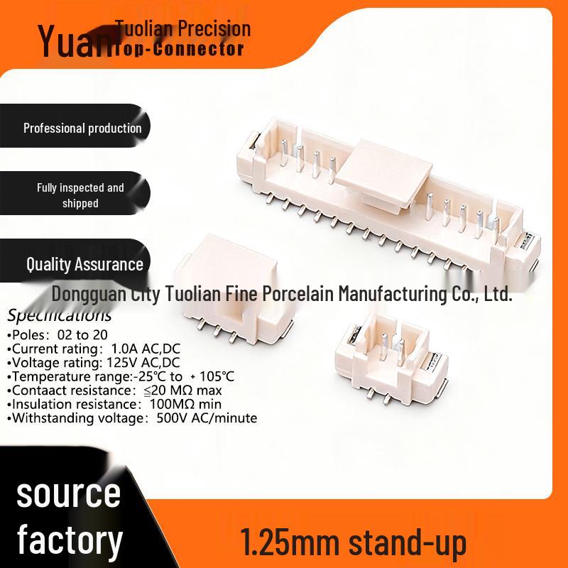1.25mm Pitch SMT Connector for Digital Electronics - Smart Home Terminal Count Tape Reel