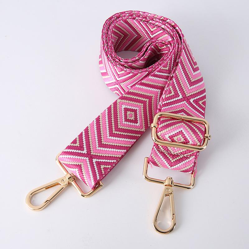 New Color Embroidered Shoulder Strap Crossbody Shoulder Bag Strap Adjustable Replacement Strap Creative Bag Parts Accessories