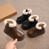 New Winter Shoe Versatile Soft Soled Cotton Shoe Anti Slip Casual Warm Cotton Boot Exquisite Princess Girl Shoe Retro Ankle Boot