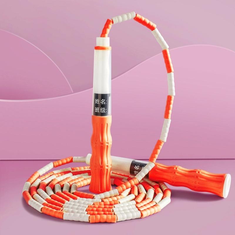 Keep Workout and Weight Loss Fitness Segmented Adjusted Beaded Jumping Rope