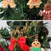 Christmas Gingerbread Man PVC Ornament: Soft Rubber Snowman Cookie, House & Tree Decoration