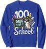 100th Day of School Cat 100 Days Of Pre-K Student Unisex Crewneck Sweatshirt