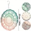 360 Degree Rotating Metal Wind Chime 25.4 Inch Garden Decor for All Seasons No Electricity Needed Outdoor Hanging Ornament