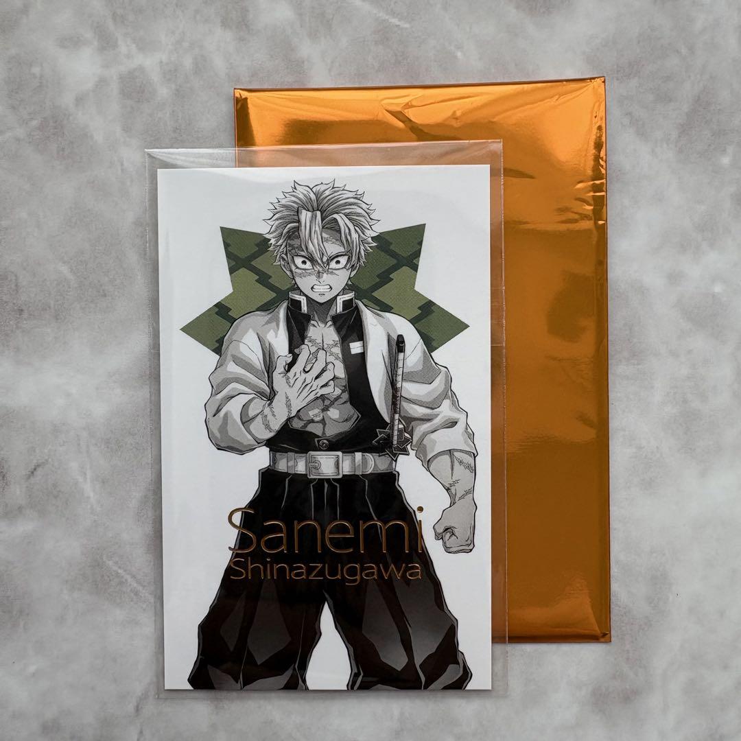 

[USED] Demon Slayer: Kimetsu no Yaiba Hashira Exhibition Key Visual Random Collection Photo Shinazugawa Sanemi Pull