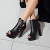 Peep Toe Sandals Women Fashion Rivet Platform Women Shoes Summer Autumn Ankle Boots Sandals Female Shoes Plus Size 43 WSH5342