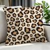 Art lleopard print Cushion Cover Cushion Cover Set Pcs x x x Pillowcase Decorative Sofa Home Decor