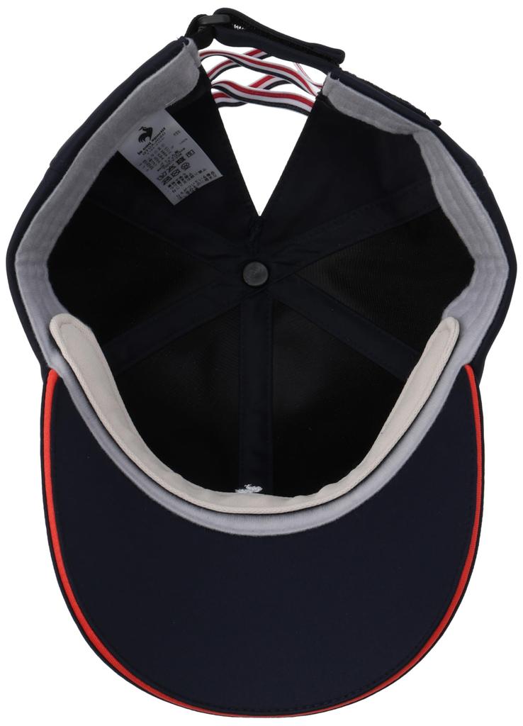 Le Coq Sportif French Tail Cap with Cosmetic Care Tape for Ponytail Perfect for and Outdoor Sports Women's Styles, Tennis, Walking, (NV(QTCXJC20) F)
