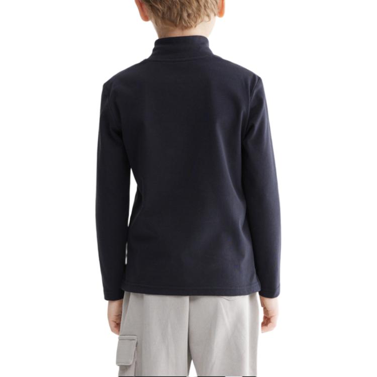 Calvin Klein T-Shirt Comfortable Soft Versatile Long Sleeve Kids Tops Black CK2332021GS-002