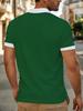 Men'S Outdoor Polo Shirt, Multi-Sizes Available, Fun Letter Print, Energetic Casual Fashion, Comfortable Top for Hiking And Leisure, Versatile Daily