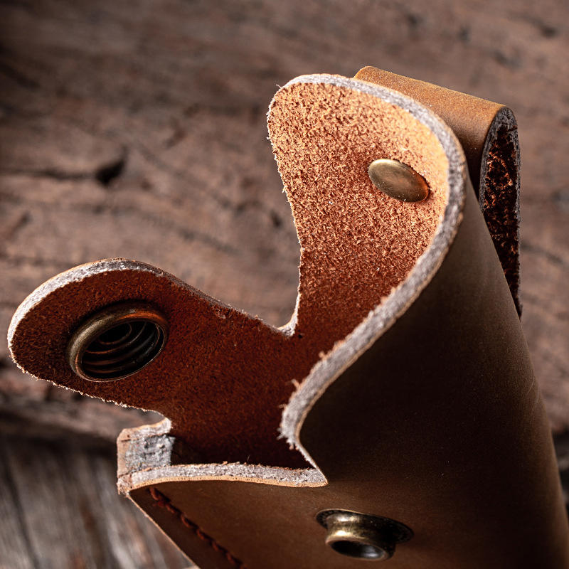 PU Leather Sheath Holder For Knife Flashlight Tool Belt Loop Case Camping Outdoor Carry Holster Tactical Equipment Hunting Gear Multipurpose Pouch
