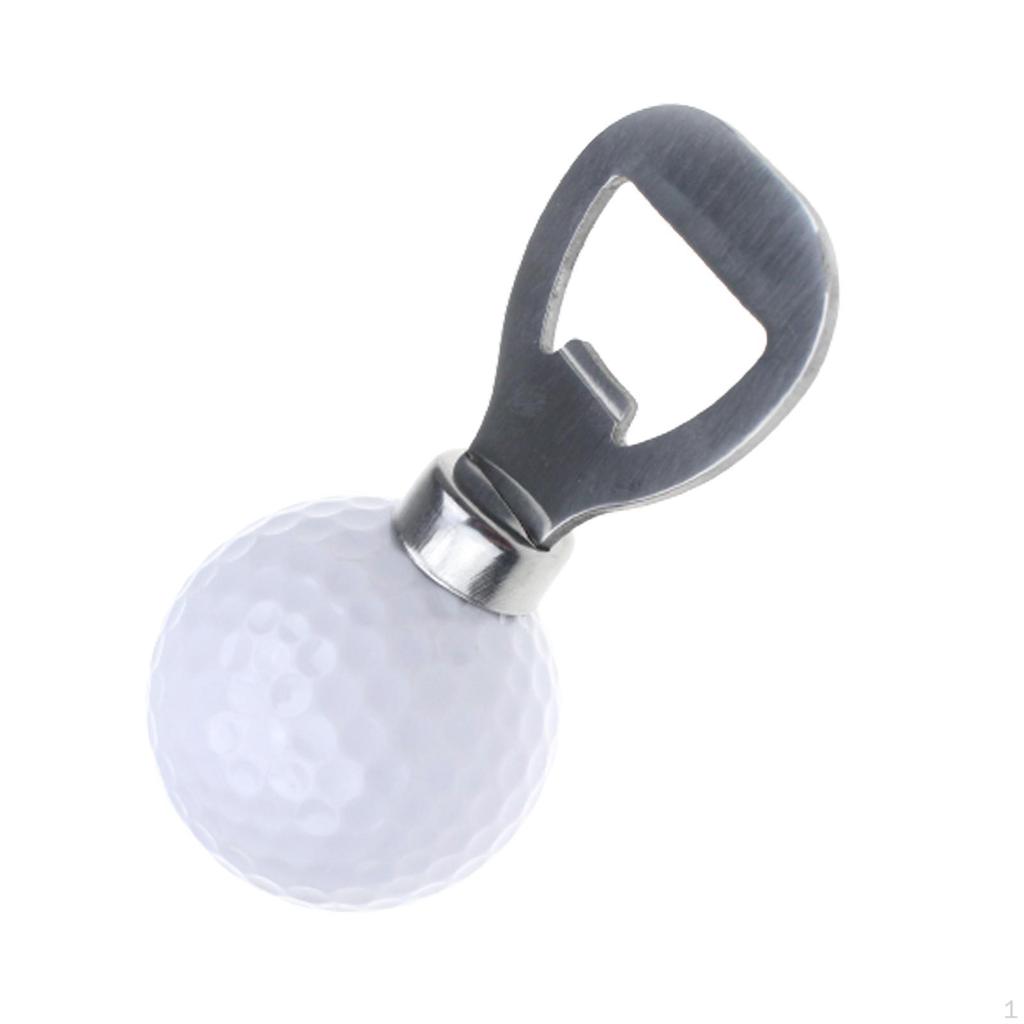 Abridor de garrafas, multifuncional, fácil armazenamento, para amantes do golfe
