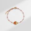 Women's Cross-border Creative Design Stainless Steel Soccer Beaded Bracelet European American-Style Minimalist Fashion Gift