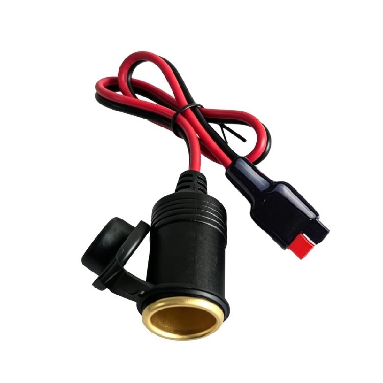 כבל העברת מתח לרכב, 12AWG שקע מצית למחברי 45A כבל חשמל לחיבורי רכב