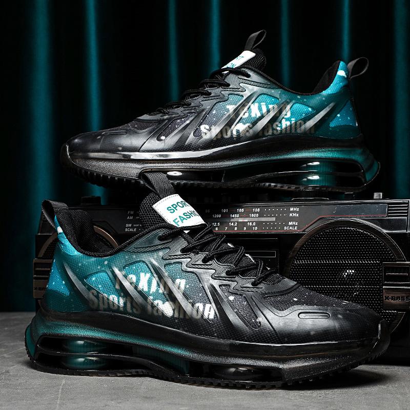 

Новые мужские кроссовки Comfort Men Casual Shoes Four Seasons Breathable Men s Running Shoes Tenis Masculino Anti-slip Mens Shoes 42 чёрный