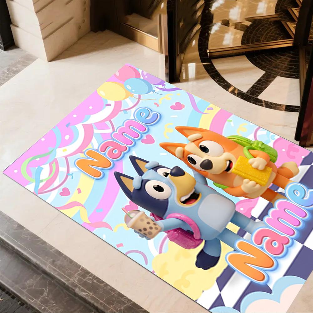 Space Pals Adventure Customizable Name Carpet Perfect for Outdoor Dining Room Entryway Bedrooms Antislip Carpet Office home decor Wedding Party Gift