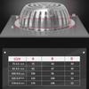 Balcony Roof for Floor Sink Drain Displacement Rain Strainer Outdoor Cover Downspout