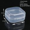Mini Scatola Trasparente in Plastica con Coperchio per Tappi per le Orecchie, Gioielli, Ami da Pesca e Componenti - Organizer a Scomparto Singolo
