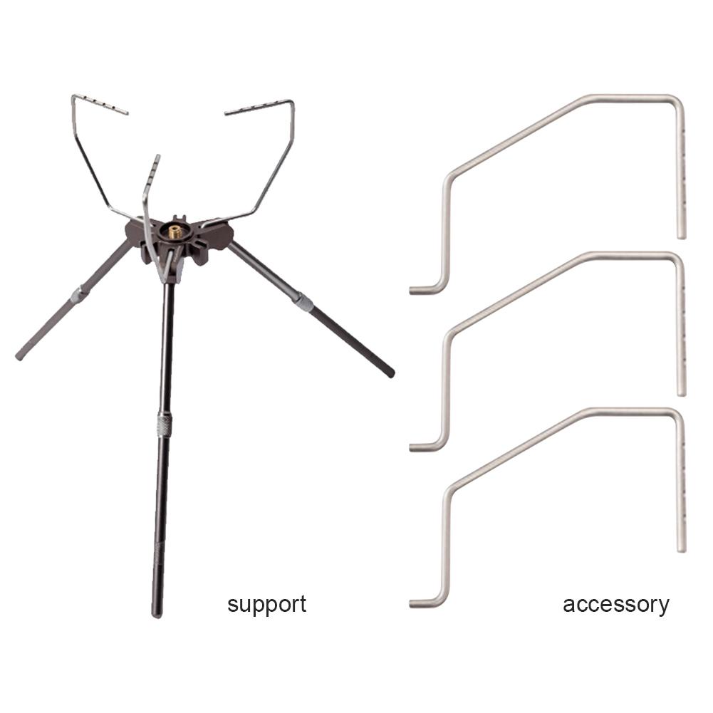 Gas Furnace Expansion Bracket Adjustable Height Card Type Gas Furnace Bracket Single Stove Extension Bracket for Camping BBQ