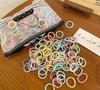 300Pcs/bag Children's Rubber Band Girls Tie Hair Without Hurting Hair Good Elasticity Durable Headband Infant Cute Baby Thumb