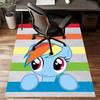 1pc My Little Pony1 Design Printed Area Rug Carpet for Bedroom Living Room Home Decor Rugs Mat Non Slip Mat Rug for Bedside