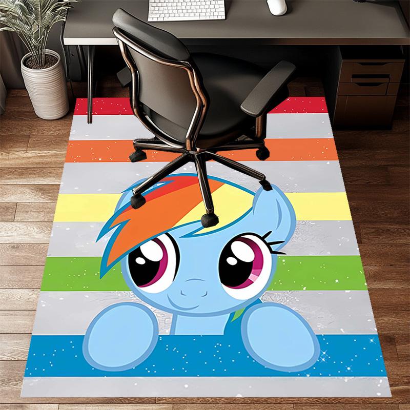 1pc My Little Pony1 Design Printed Area Rug Carpet for Bedroom Living Room Home Decor Rugs Mat Non Slip Mat Rug for Bedside