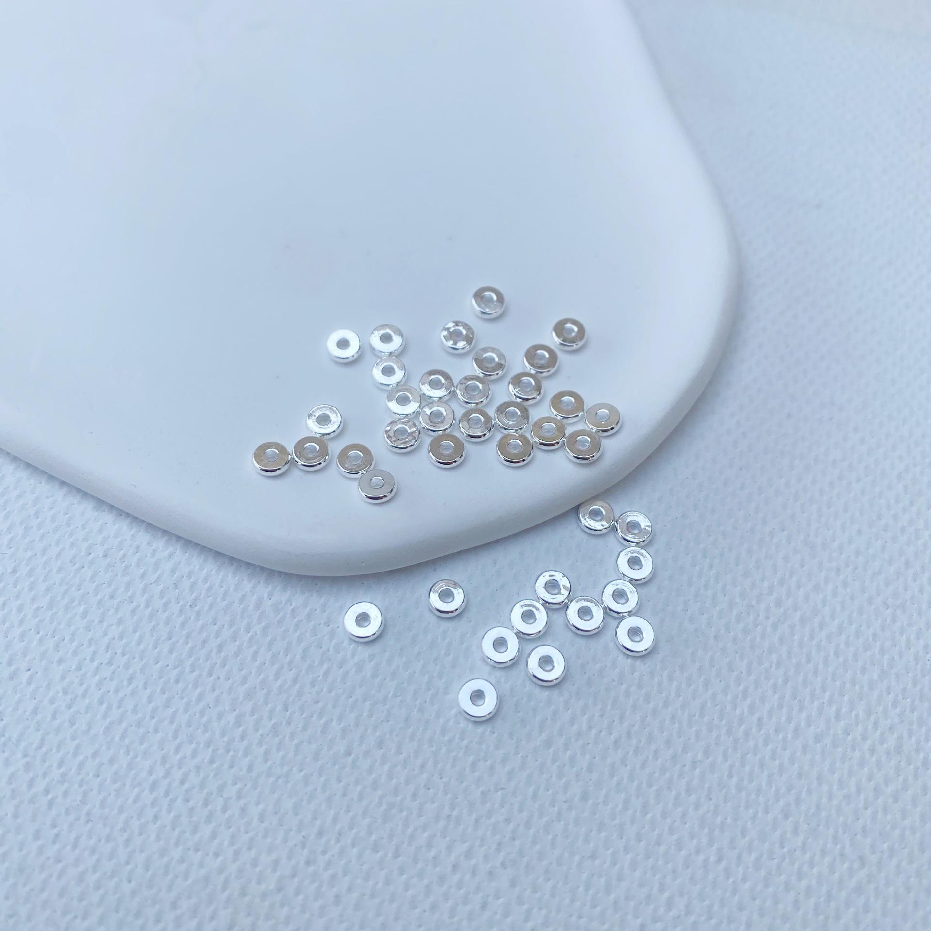 

Круглые бусины-разделители с покрытием из 18-каратного золота для браслетов и ожерелий своими руками 4mm