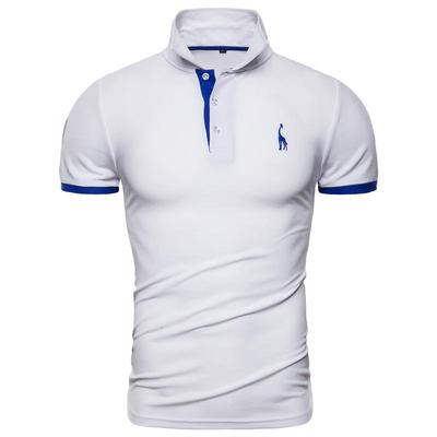 Piezas Verano Manga Corta Camiseta de Hombre Moda Camiseta Camisa POLO Hombre Casual Camiseta Slim Polo Negocios Alta Calidad Exterior