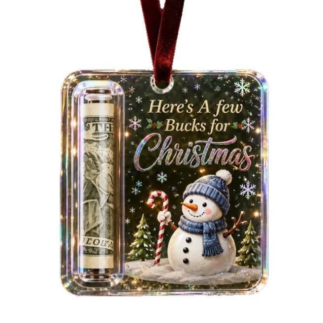 Holiday Cash Gift Holder Ornament