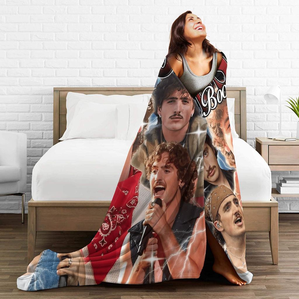 Benson Boone Tour Decke Weich Warm Street Trend Plüsch Überwurfdecke für Sofa Sessel Camping Flanell Tagesdecke Bettbezug