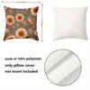 Floral and Bird Patterned Throw Pillows for Home Decor Polyester Pillowcase, Sofa Decorative Cushion Cov Headboard Pillow