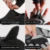 Athletic Gym Fitness Gloves Men and Women Weightlifting Breathable Non-Slip Silicone Half-Finger Bicycle Motorcycle Gloves
