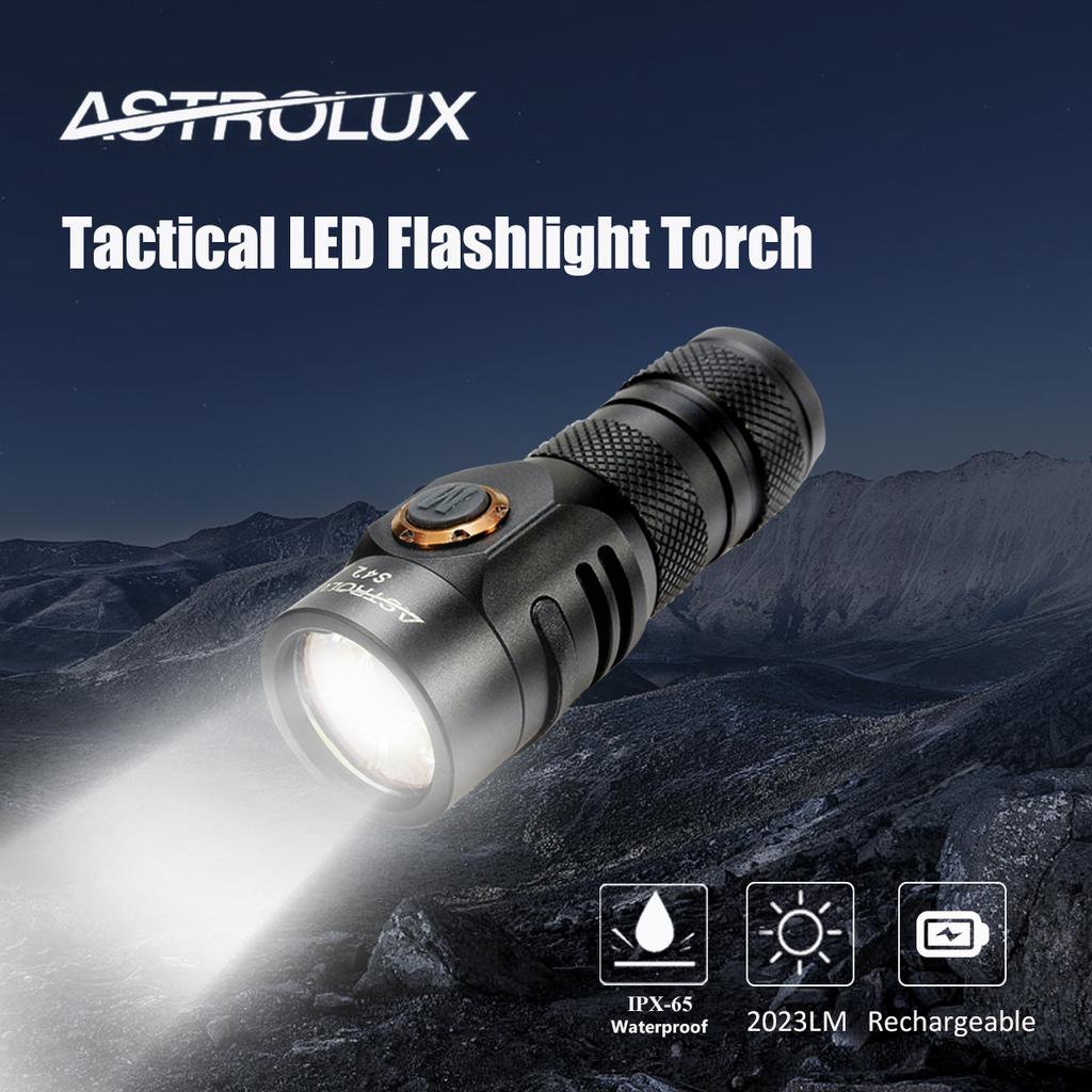 Buy Astrolux S42 2023LM Outdoor Rechargeable Waterproof LED Flashlight ...