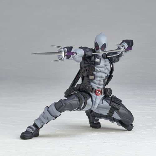 Kaiyodo Revoltech Amazing Yamaguchi Deadpool Ver. 2.5 X-Force Color, Approximately 170mm Tall, Non-scale PVC & ABS Painted Action Figure